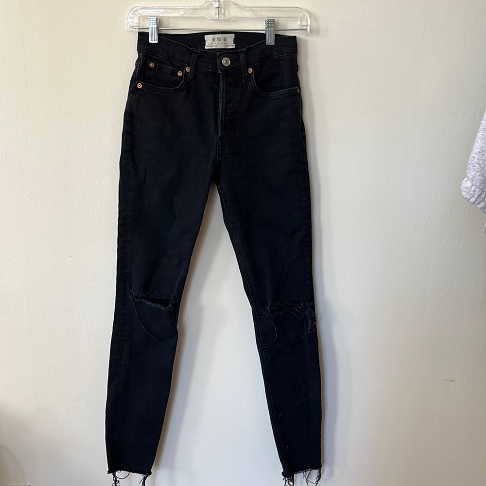Free People knee ripped jeans